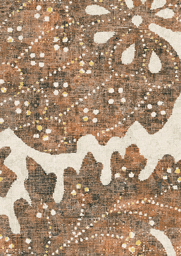 Pomegranate Wallpaper - Amber - Lewis & Wood