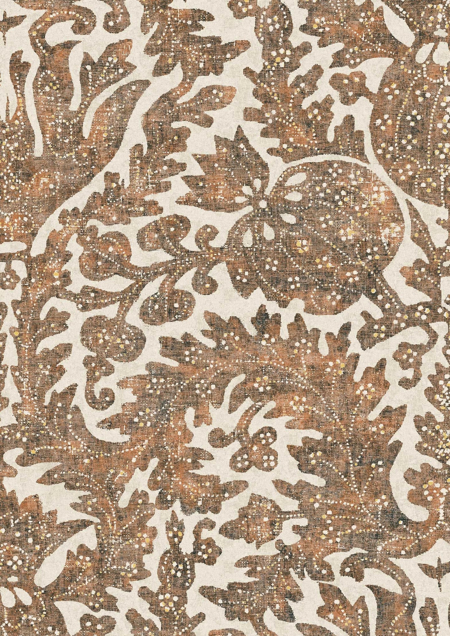 Pomegranate Wallpaper - Amber - Lewis & Wood