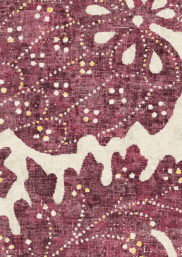 Pomegranate Wallpaper - Raspberry - Lewis & Wood
