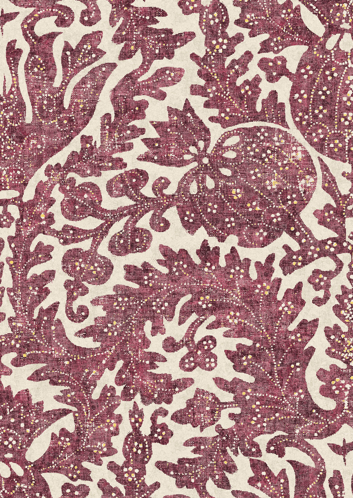 Pomegranate Wallpaper - Raspberry - Lewis & Wood