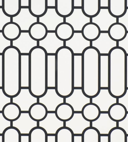 Porden Wallpaper - Black And White - P537/03 - Designers Guild