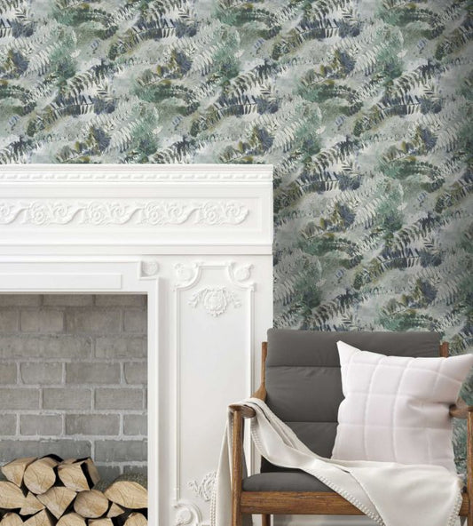 RYDALE3 - Rydale Wallpaper - Jade - Arley House