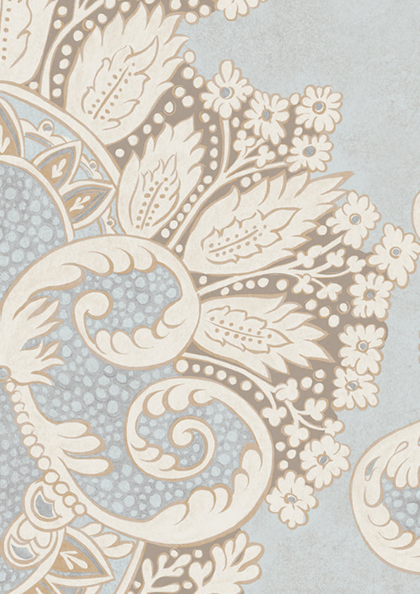 Rococo Wallpaper - Oasis - Lewis & Wood