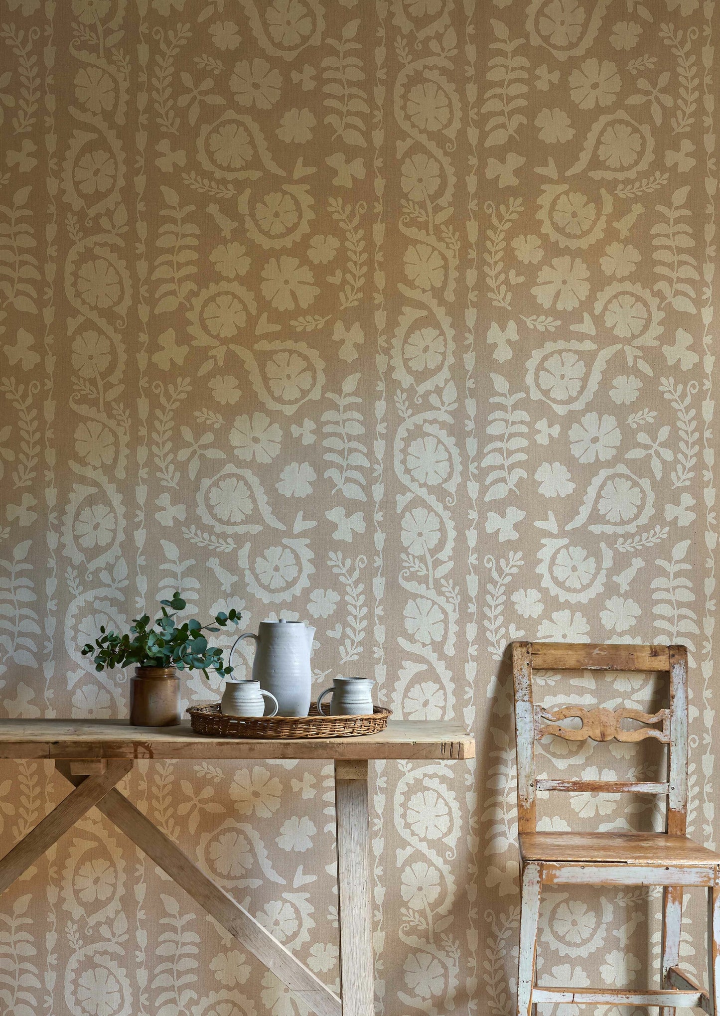 Rosetta Wallpaper - Cardamon - Lewis & Wood