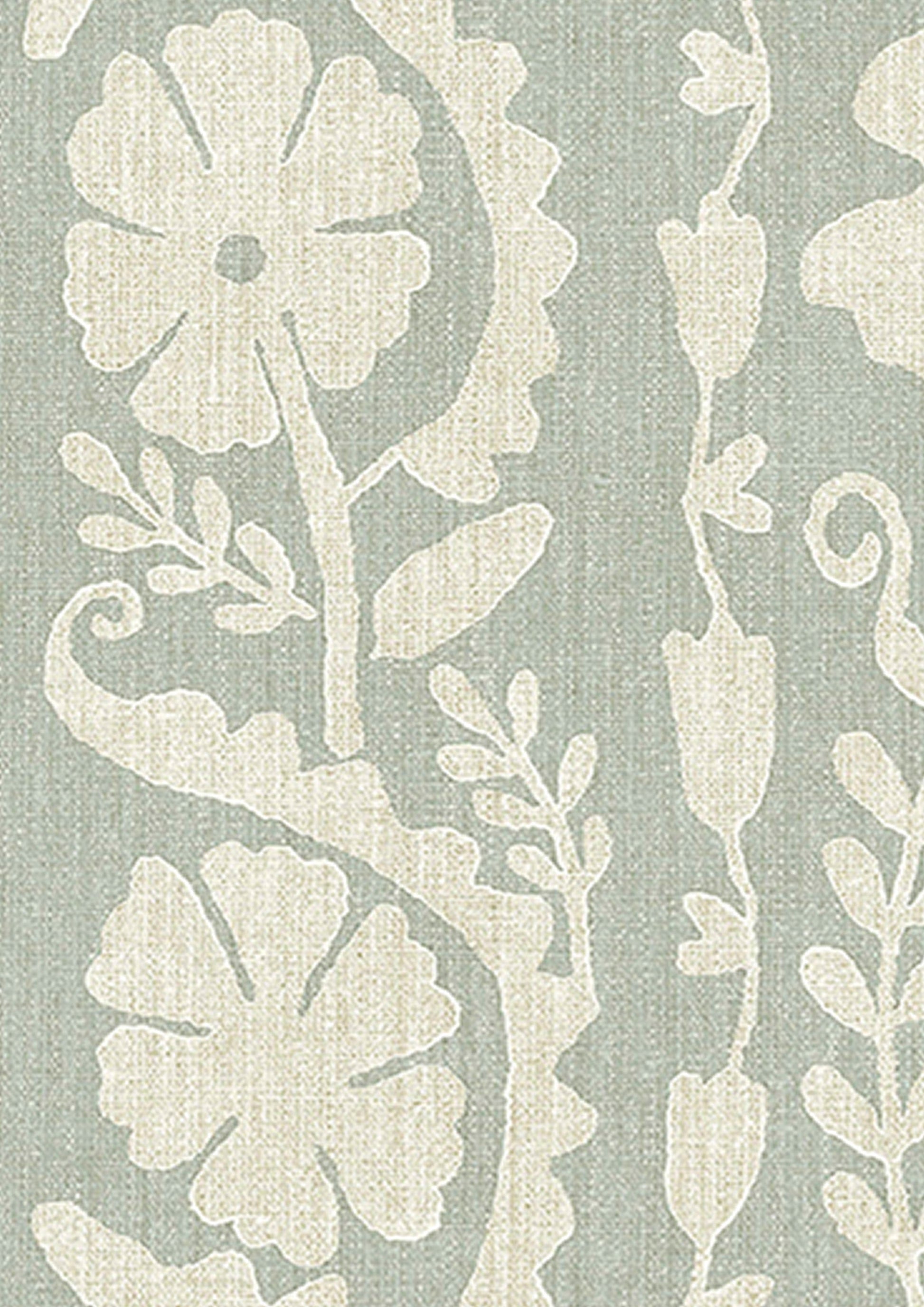 Rosetta Wallpaper - Mistletoe - Lewis & Wood