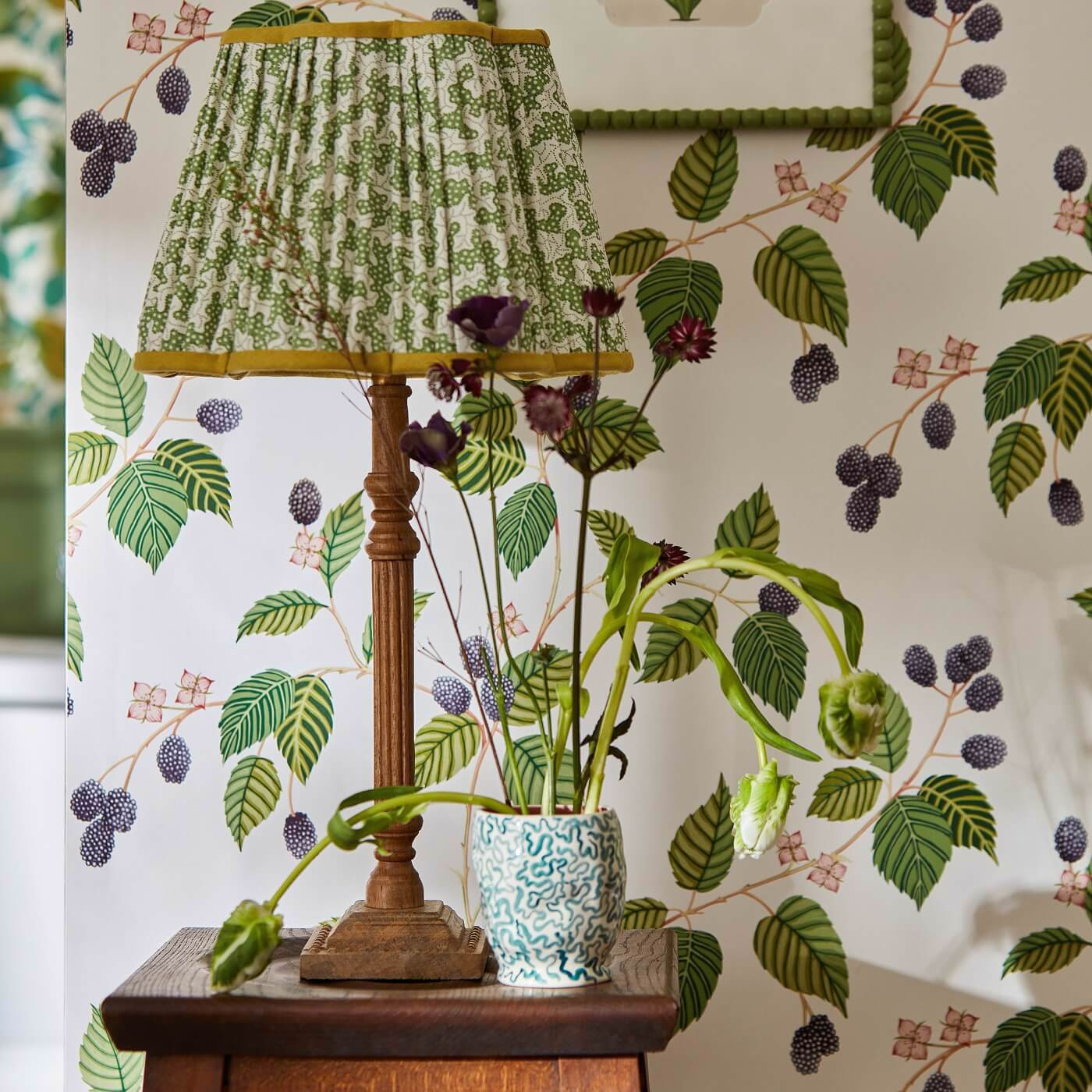 Rubus Wallpaper - Blackberry - DABW217227 - Sanderson