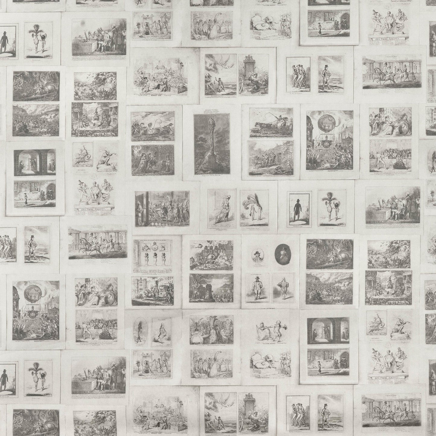 SCHPAR - Parody Wallpaper - Black/White - Andrew Martin