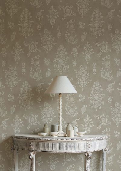 Sicilia Wallpaper - Parchment - Lewis & Wood