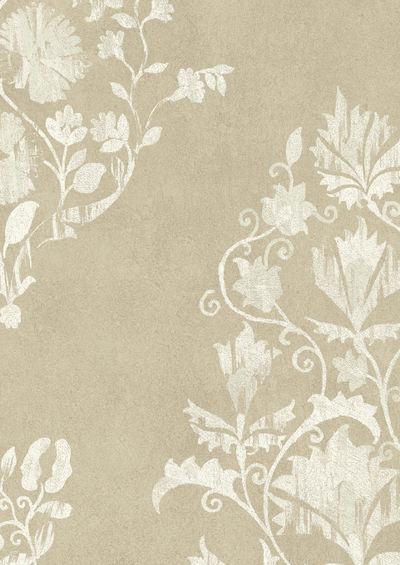 Sicilia Wallpaper - Sandstone - Lewis & Wood
