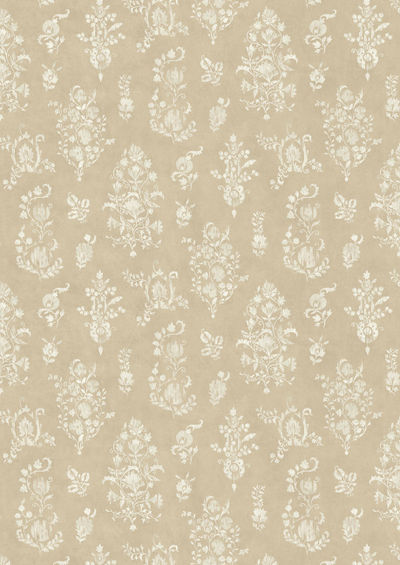 Sicilia Wallpaper - Sandstone - Lewis & Wood