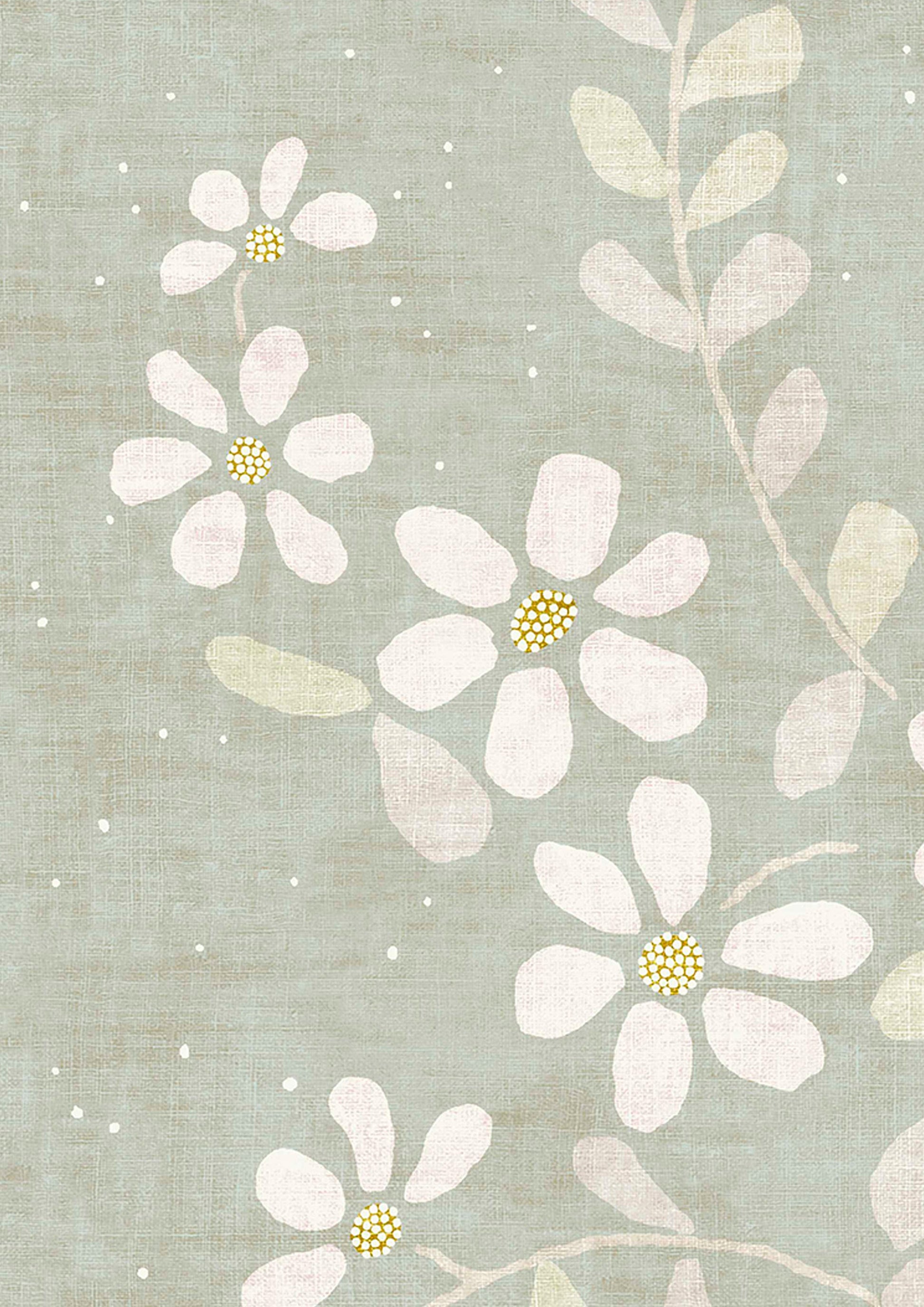 Stellata Wallpaper - Mistletoe - Lewis & Wood