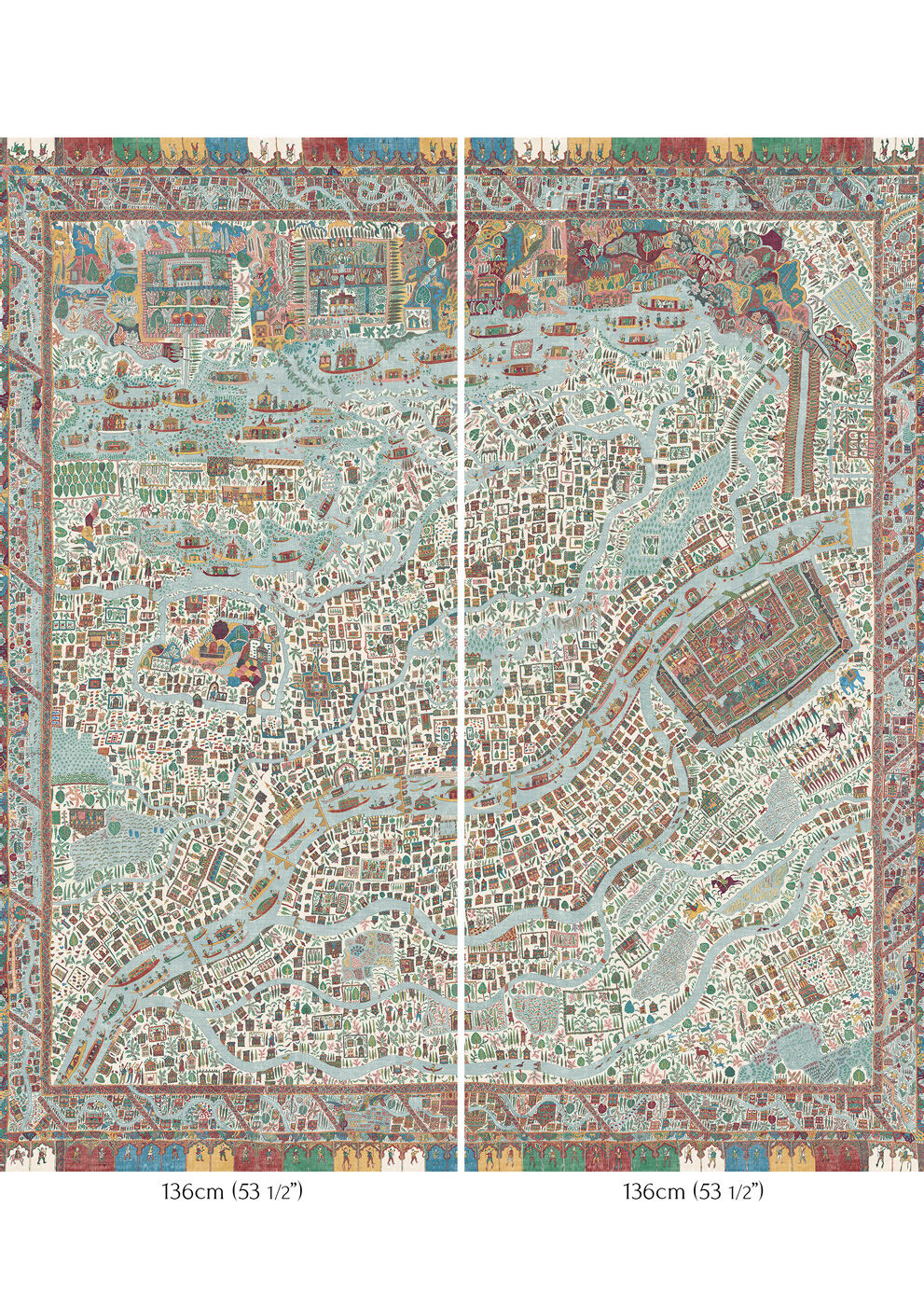 The Map Maxi Wallpaper - Garland - Lewis & Wood