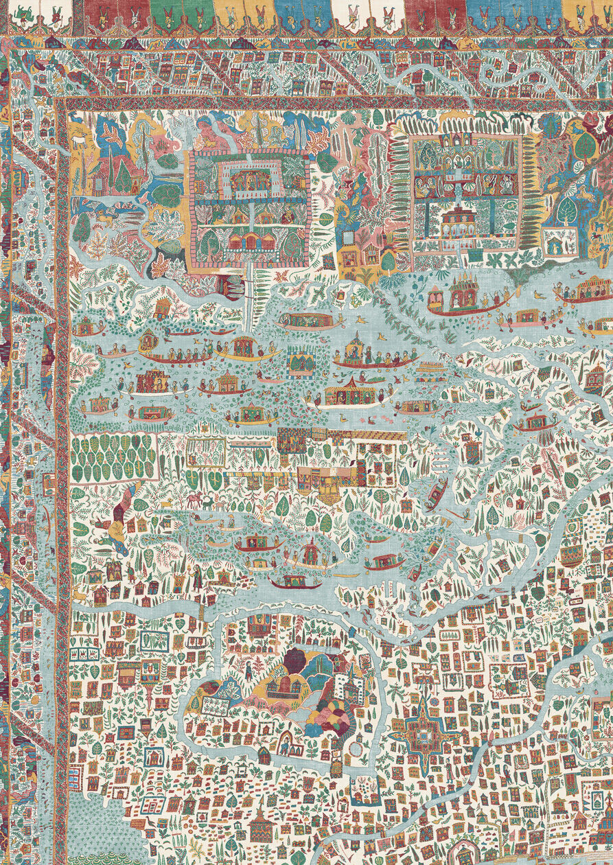 The Map Mini Wallpaper - Garland - Lewis & Wood