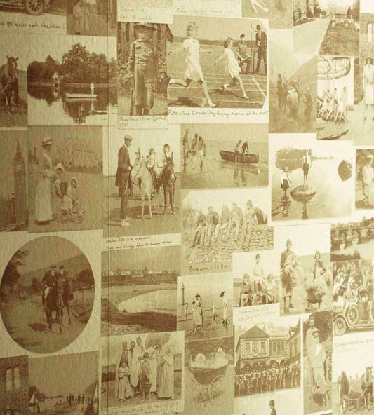 This Other Eden Wallpaper - Vintage Gold - BG0100 - 101 - Barneby Gates