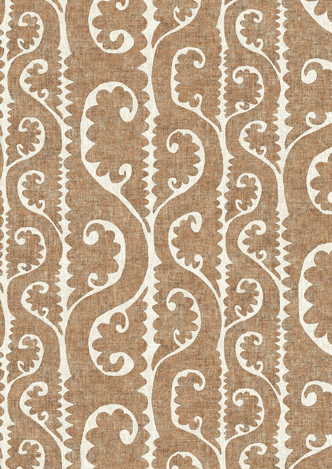 Totem Wallpaper - Ginger - Lewis & Wood