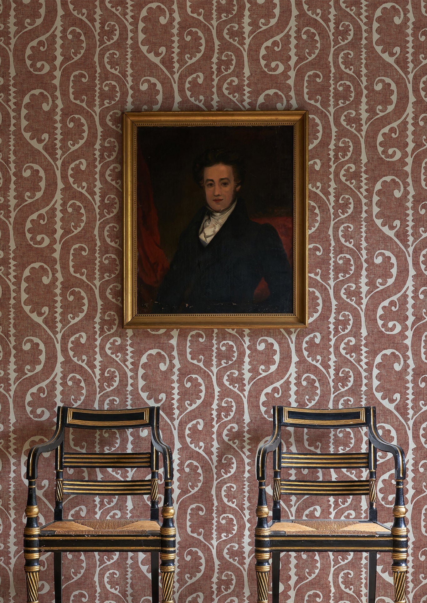 Totem Wallpaper - Russet - Lewis & Wood