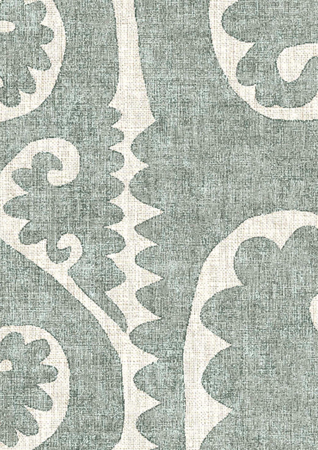 Totem Wallpaper - Sage - Lewis & Wood