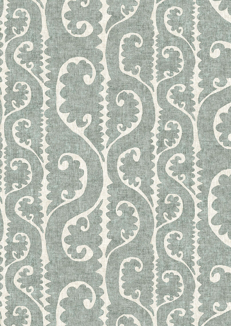 Totem Wallpaper - Sage - Lewis & Wood