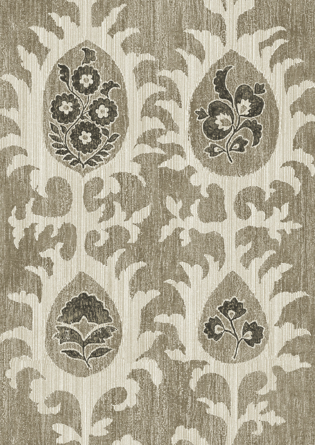 Tribal Wallpaper - Black Bronze - Lewis & Wood