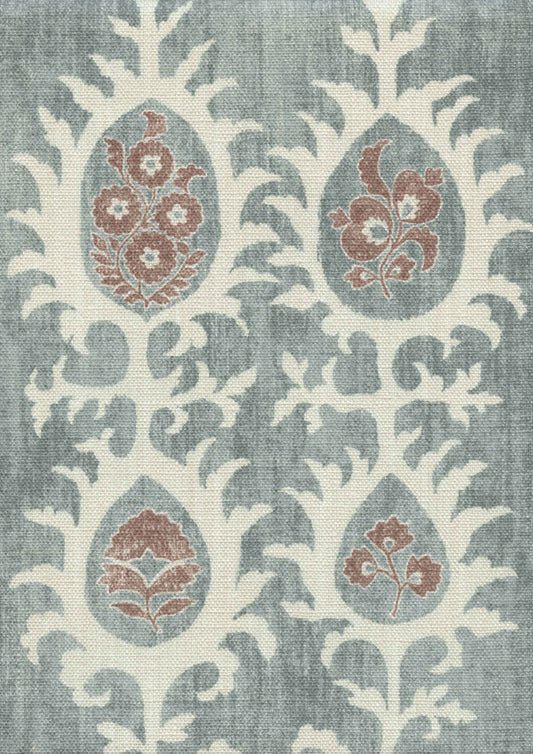 Tribal Wallpaper - Monsoon Blue - Lewis & Wood