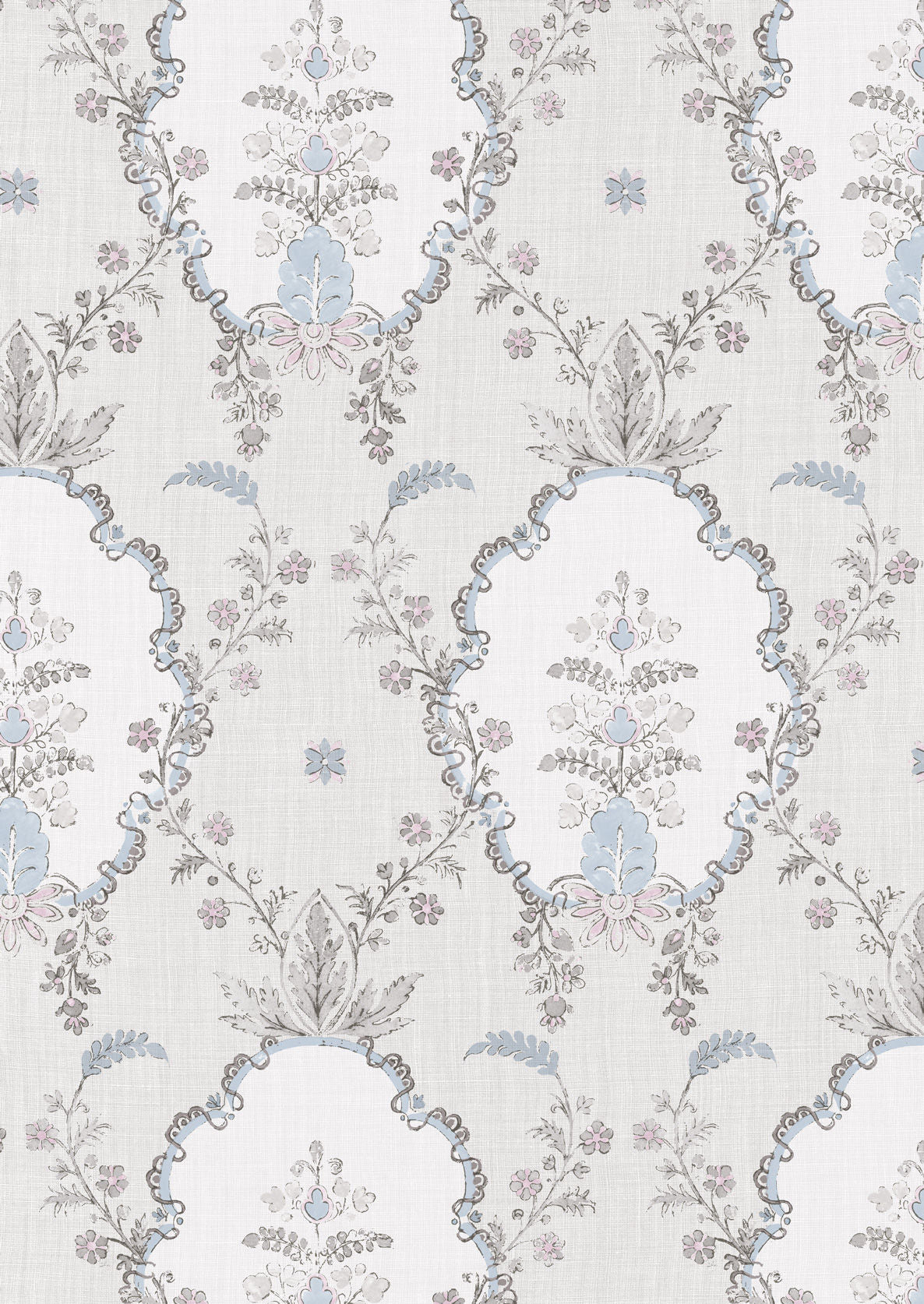 Vallance Wallpaper - Tea Rose - Lewis & Wood