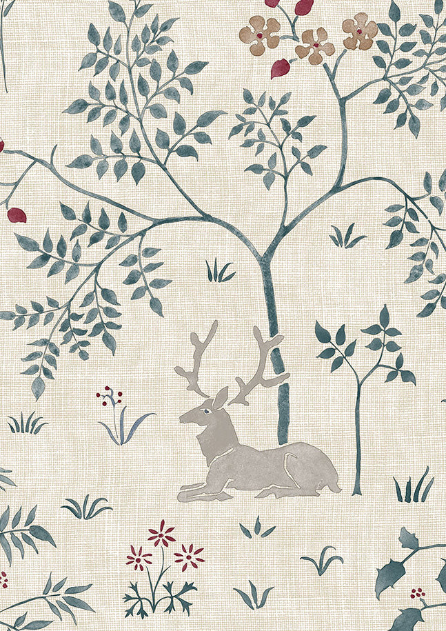 Voysey Park Wallpaper - Cluny - Lewis & Wood