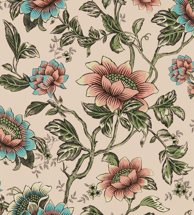 W0134/01 - Tonquin Wallpaper - Blush - Clarke & Clarke