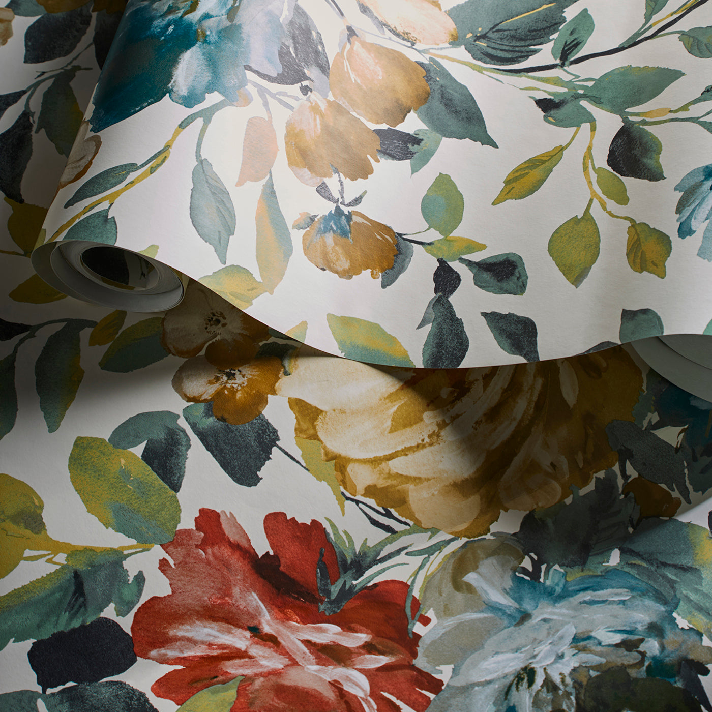 W0139/02 - Bloom Wallpaper - Antique - Clarke & Clarke