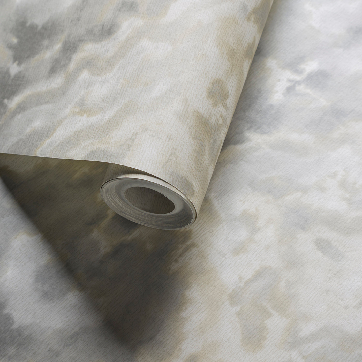 W0147/03 - Aqueous Wallpaper - Natural - Clarke & Clarke
