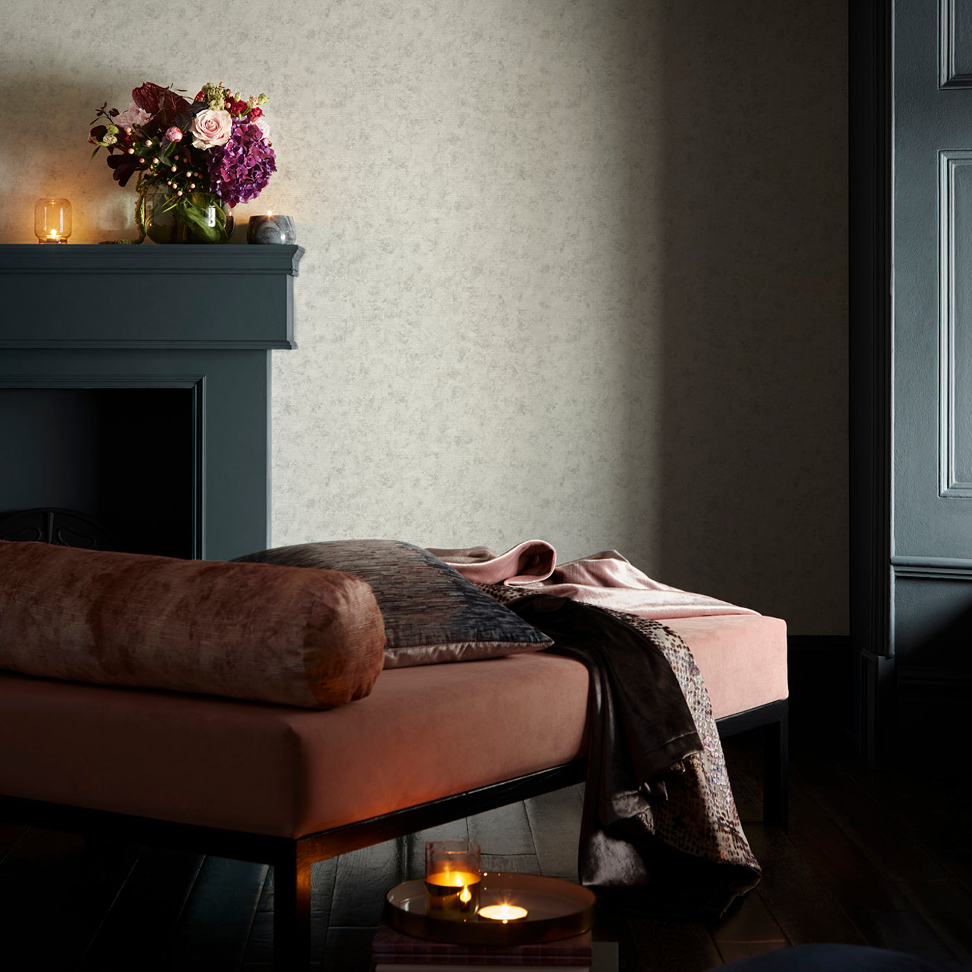 W0152/03 - Impression Wallpaper - Stone - Clarke & Clarke