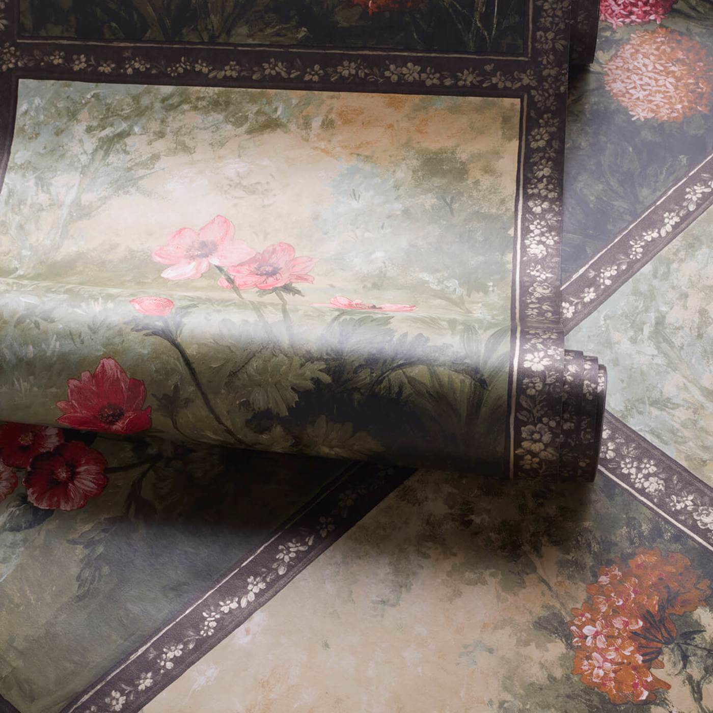 W0155/01 - Artus Wallpaper - Antique - Clarke & Clarke
