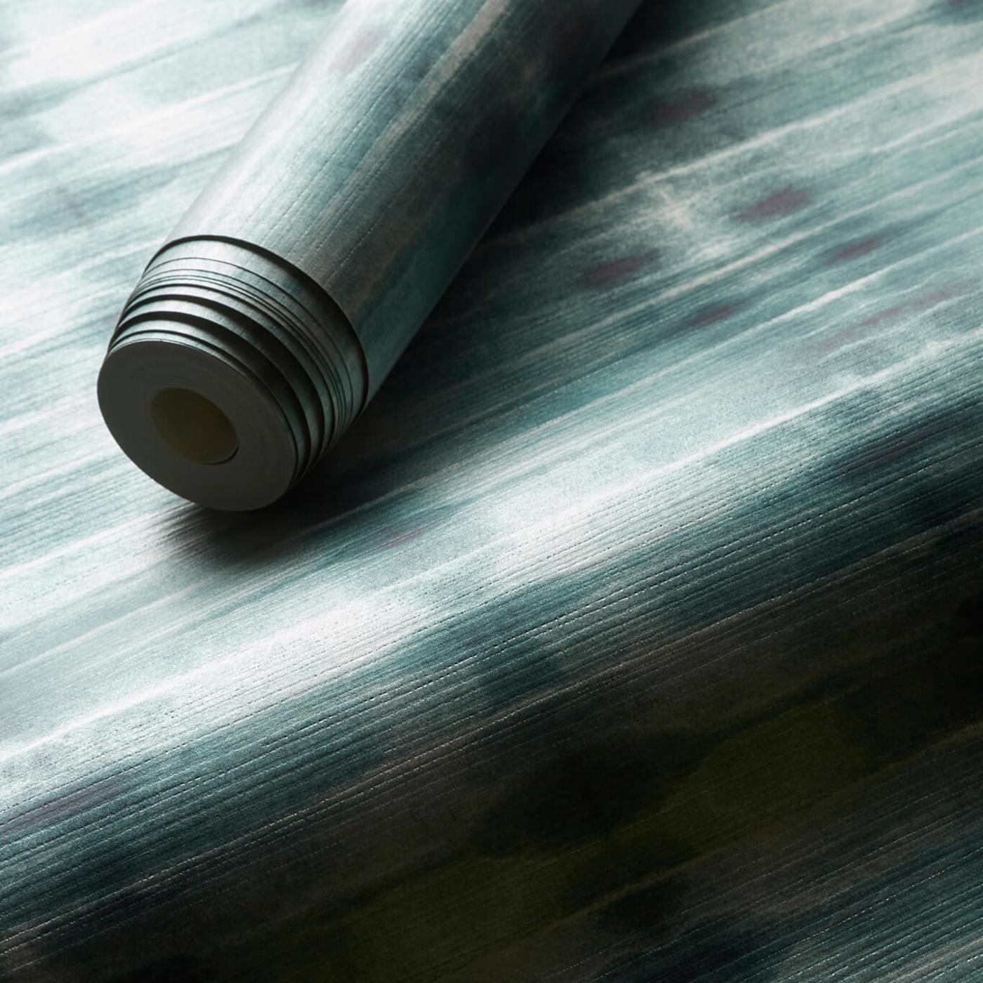 W0167/03 - Eterea Wallpaper - Teal - Clarke & Clarke