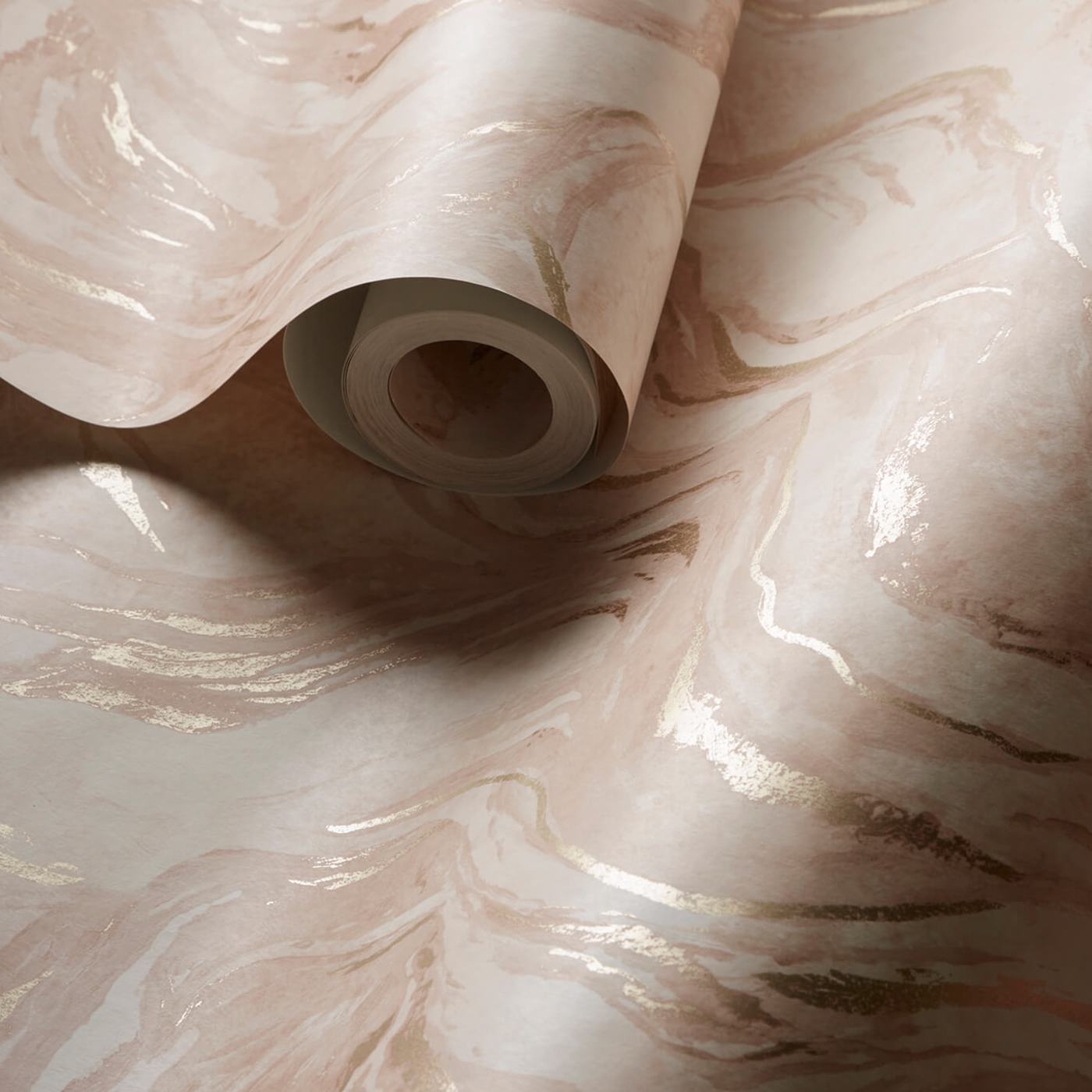 W0168/01 - Lavico Wallpaper - Blush - Clarke & Clarke