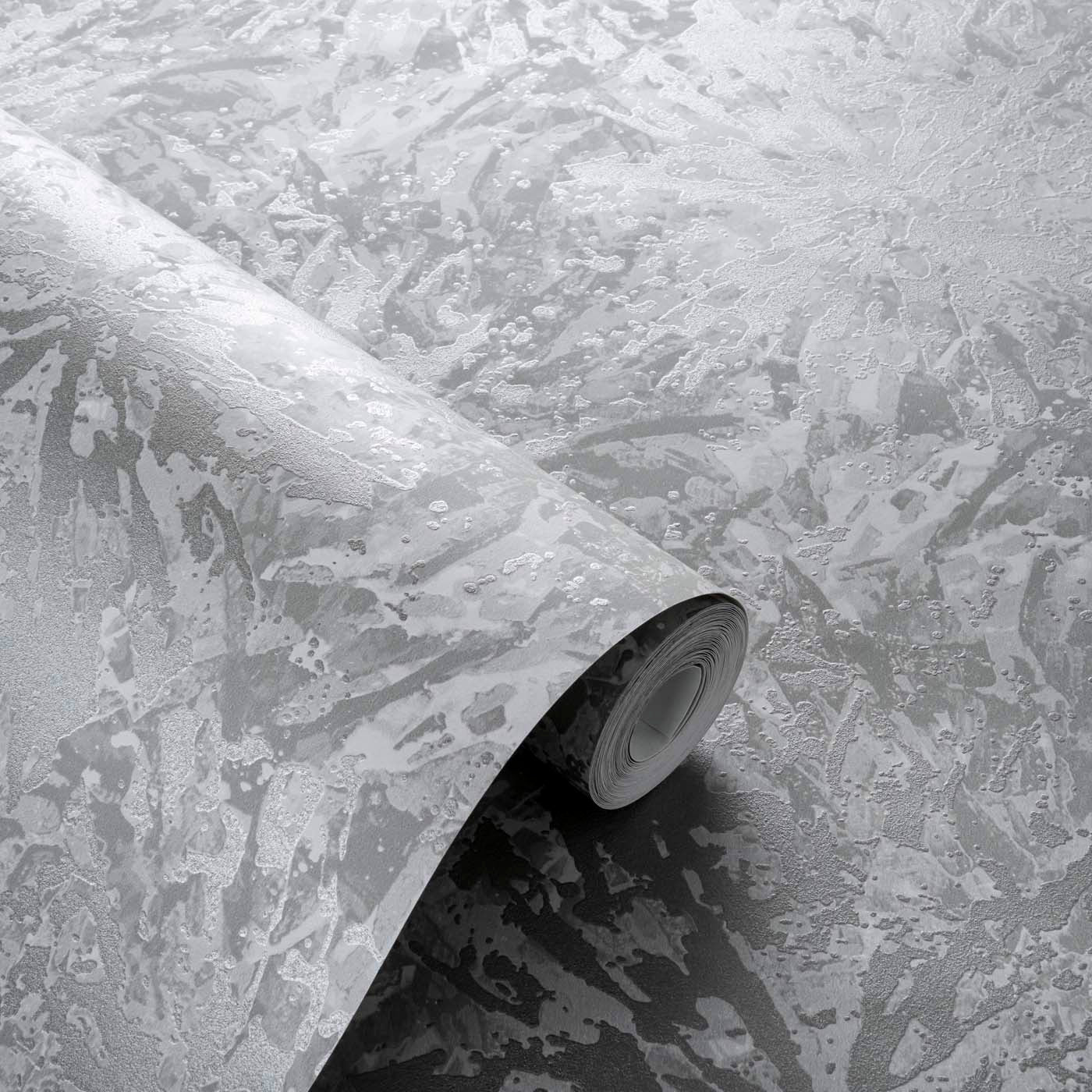 W0177/04 - Dipinto Wallpaper - Pewter - Clarke & Clarke