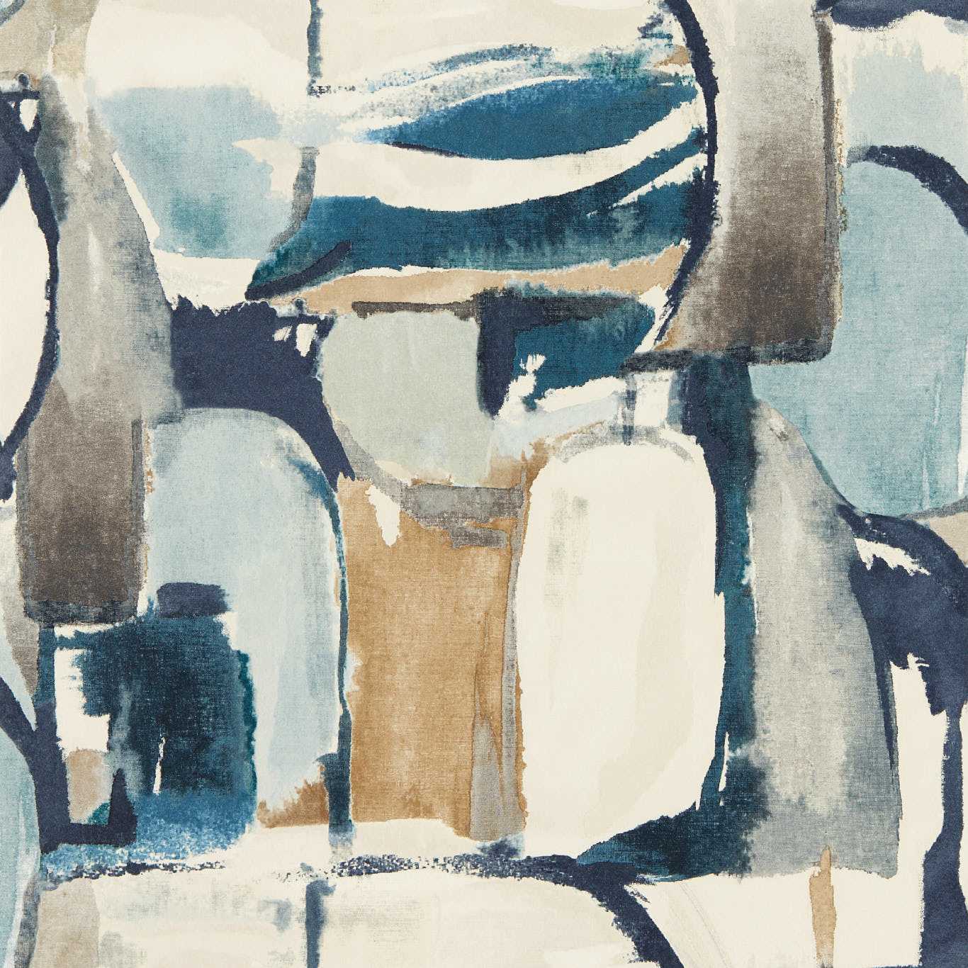 W0180/01 - Figura Wallpaper - Denim/Linen - Clarke & Clarke
