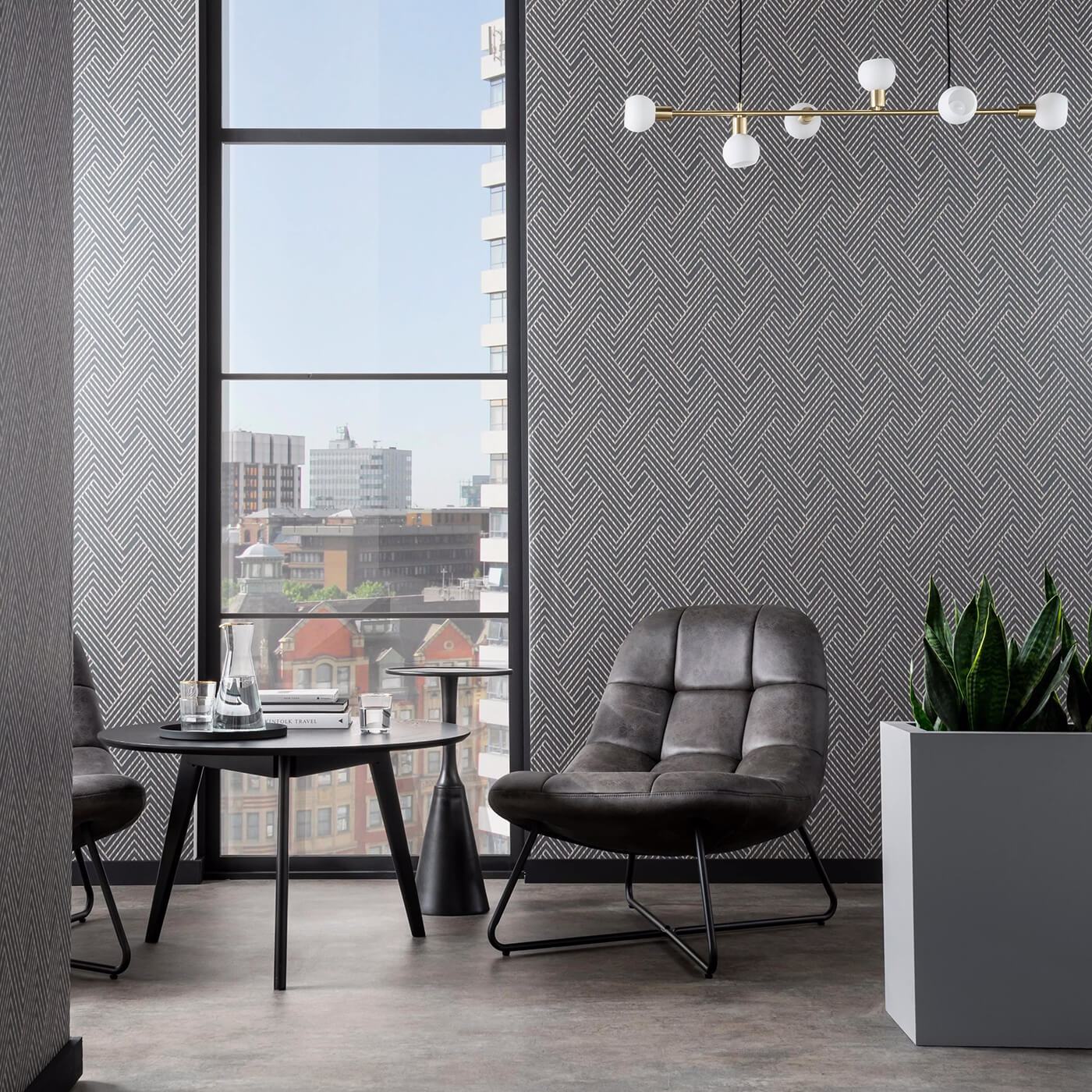 W0181/02 - Grassetto Wallpaper - Ivory - Clarke & Clarke