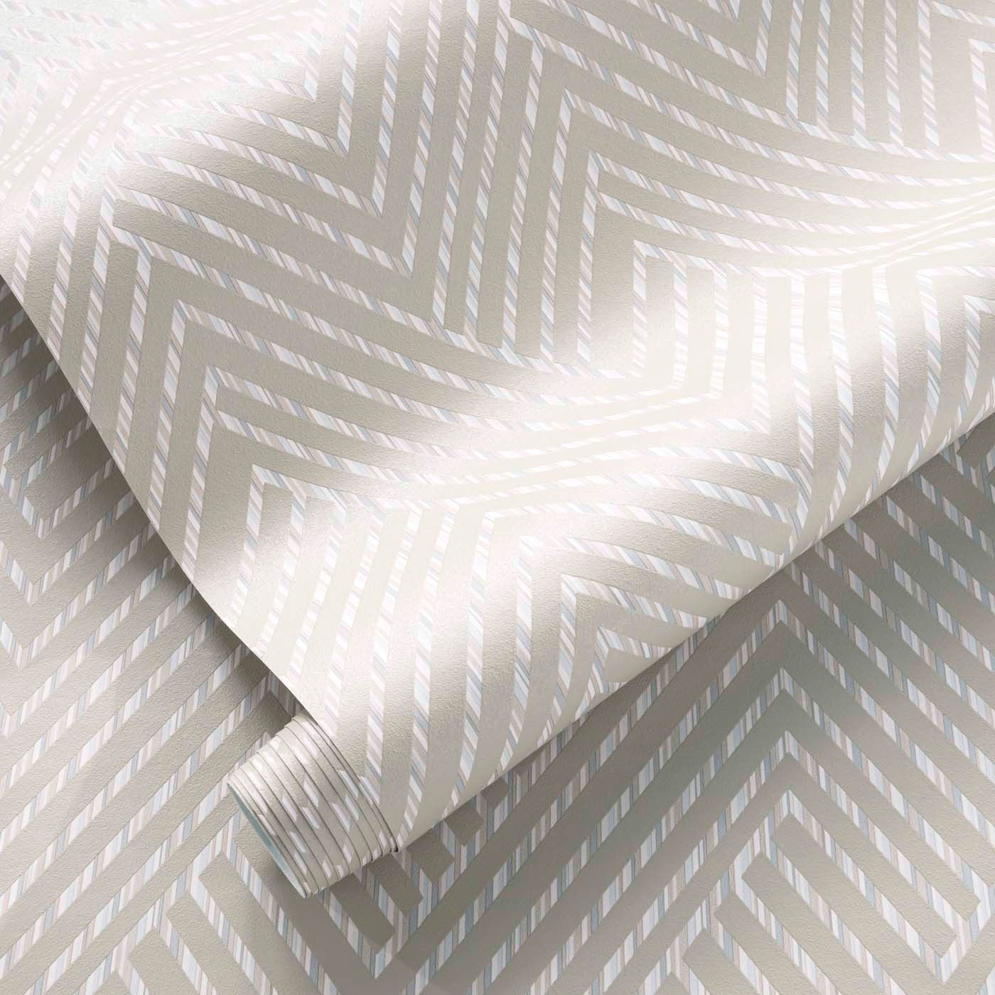W0181/03 - Grassetto Wallpaper - Linen - Clarke & Clarke