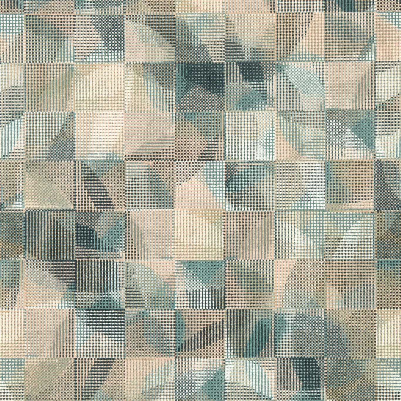 W0182/03 - Impatto Wallpaper - Mineral/Blush - Clarke & Clarke