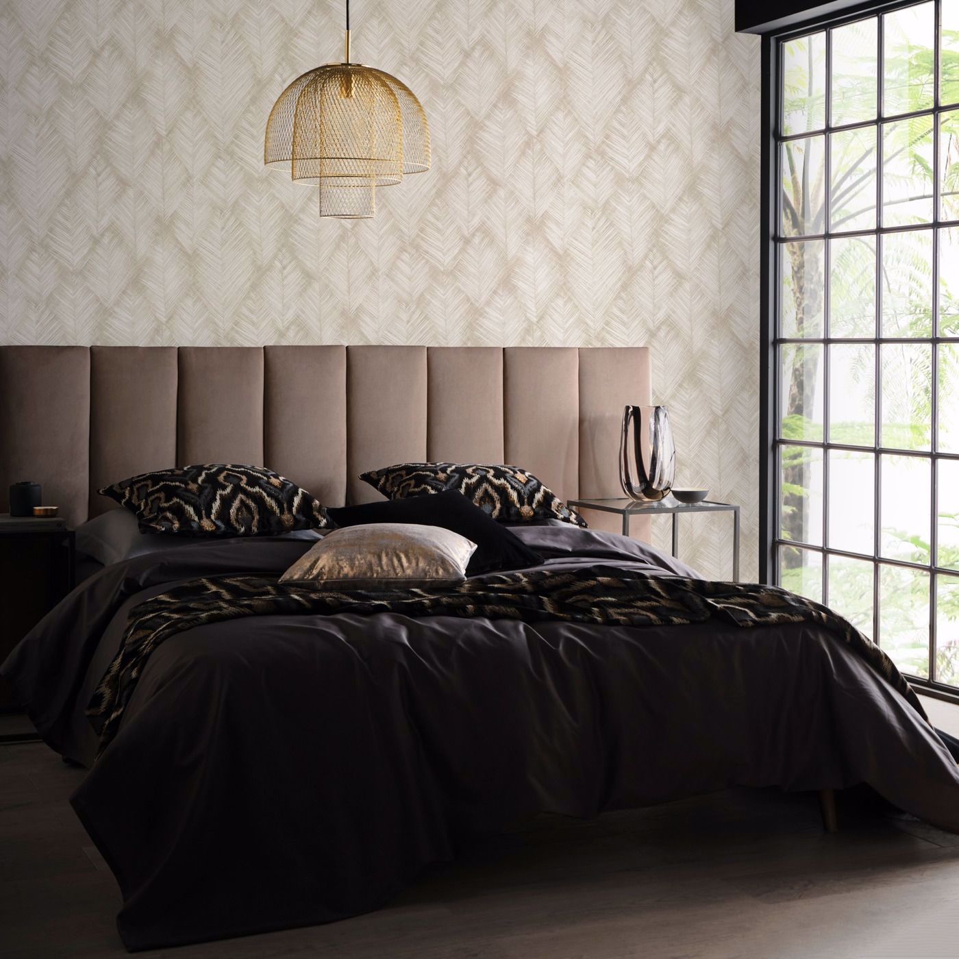 W0206/02 - Folius Wallpaper - Linen - Clarke & Clarke