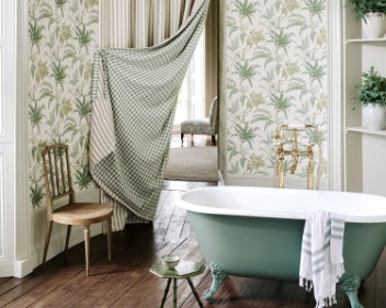 W7015-01 - Woodfern Wallpaper - Green - Colefax & Fowler