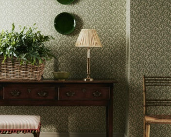 W7020-01 - Sea Coral Wallpaper - Green - Colefax & Fowler