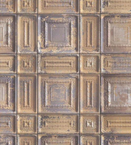 WM-044R - Delancey Wallpaper - Tabacco - Woodchip & Magnolia
