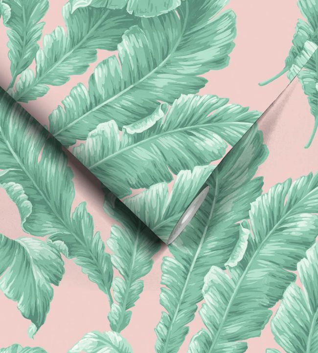 WM-365-06R - Lets Go Bananas Wallpaper - Mint - Woodchip & Magnolia
