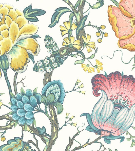 WM-408-01R - Arcadia Wallpaper - Sherbet - Woodchip & Magnolia
