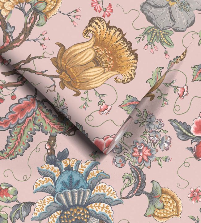 WM-408-08R - Arcadia Wallpaper - First Light - Woodchip & Magnolia