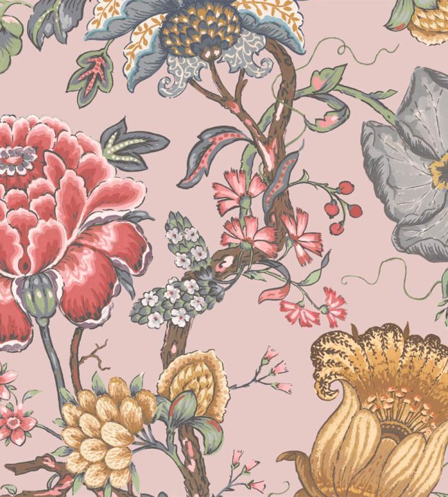 WM-408-08R - Arcadia Wallpaper - First Light - Woodchip & Magnolia