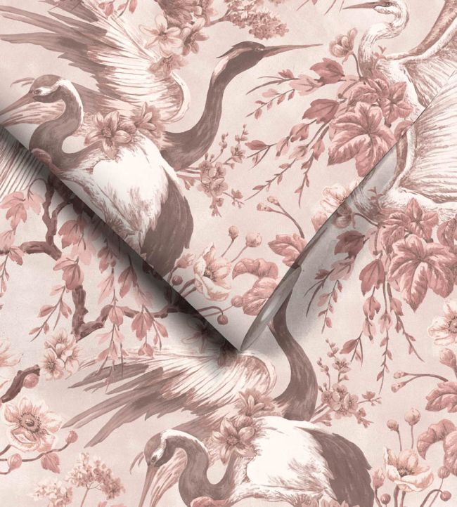 WM-411-03R - Maurice Wallpaper - Blush Pink - Woodchip & Magnolia
