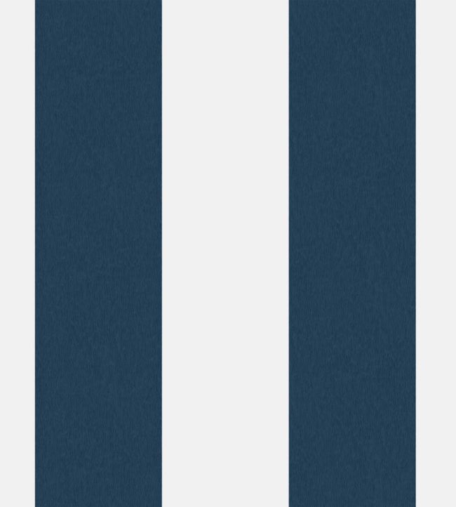 WM-413-01R - Awning Stripe Wallpaper - Navy White - Woodchip & Magnolia
