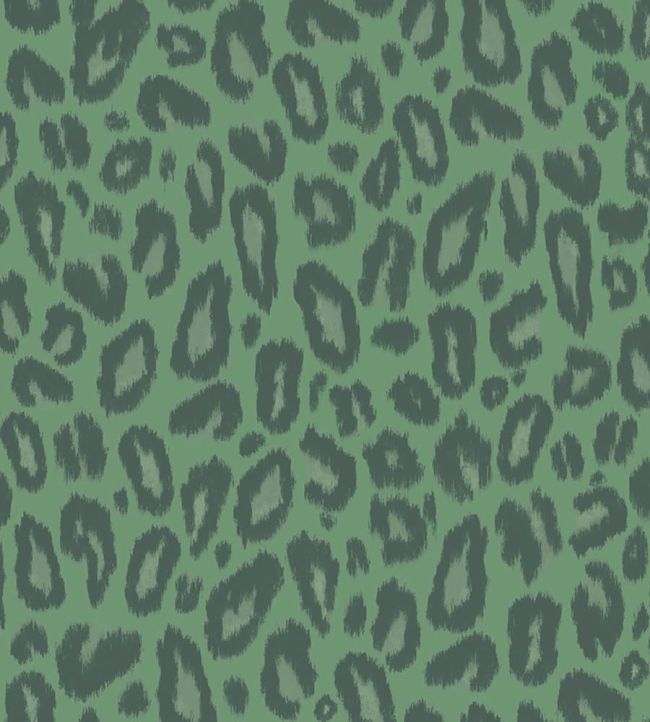 WM-449-01R - Big Kat Wallpaper - Moss - Woodchip & Magnolia
