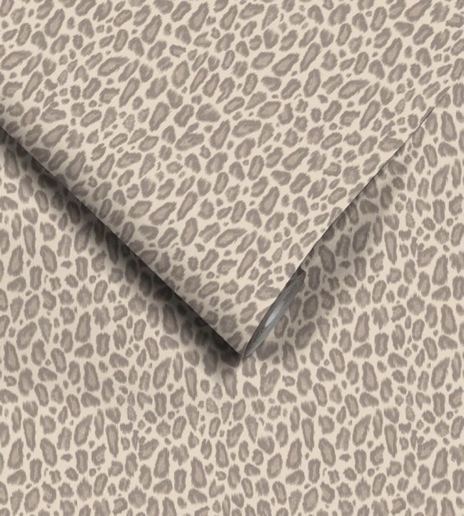 WM-449-03R - Big Kat Wallpaper - Oyster - Woodchip & Magnolia

